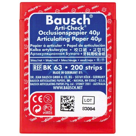 Arti-Check artikulační papír proužky červené/modré