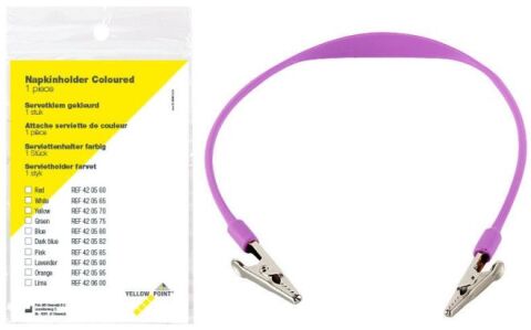 Držák ochranných roušek (bryndáků), levandulový