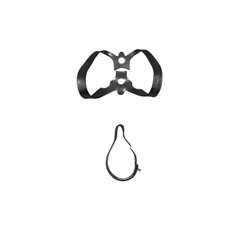 Rubber Dam spona 6 anterior s křidélky Black