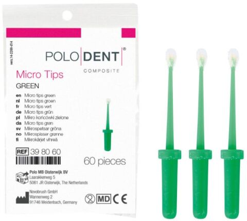 POLODENT micro Tips zelené