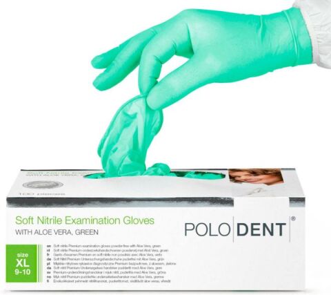 Rukavice Soft Nitrile Aloe Vera XL zelené doprodej