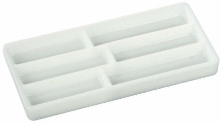 Standardní skleněný tácek z opálového skla 8