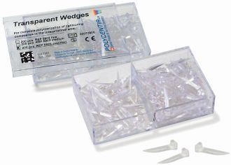 Transparent Wedges - klínky, 2x100ks sortiment