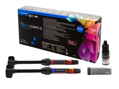 NOVA Compo C 8x4g syringe SET I - kompozit