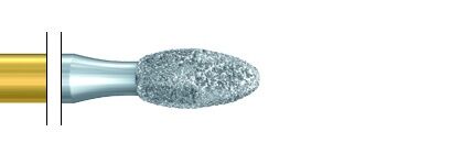 Strukturovaný diamant vajíčko D19mm 018, S6379