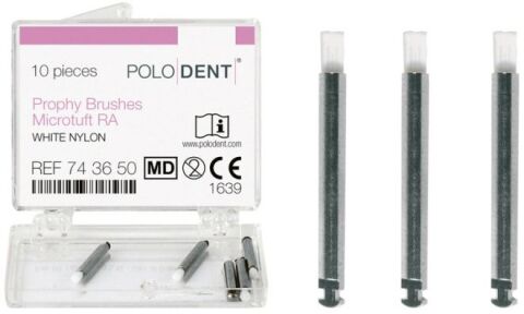 POLODENT Prophy Brushes Microtuft střední bílé