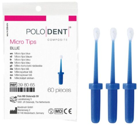 POLODENT micro Tips modré