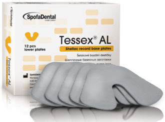 Tessex AL - šelakové destičky, 12ks horní