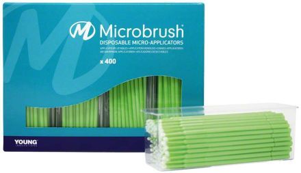 Microbrush Plus - aplikátory, regular zelené