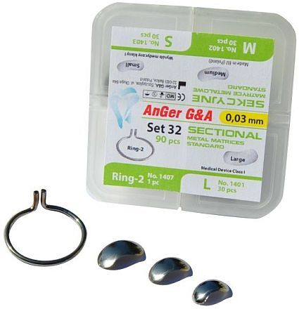 Sectional Metal Matrices Kit 0,03 mm