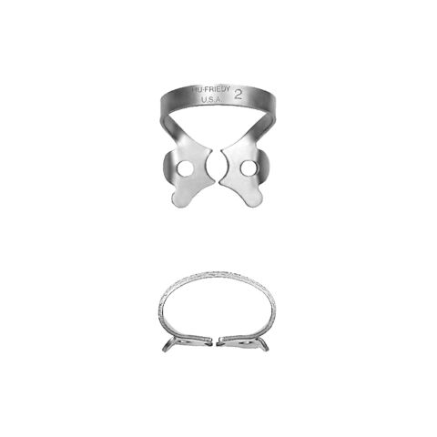 Satin Steel spona s křidélky č.2