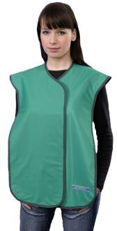 RTG zástěra panoramatická 0,5mm, světle modrá