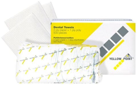 YELLOW POINT Ochr. roušky (bryndáky) skládané