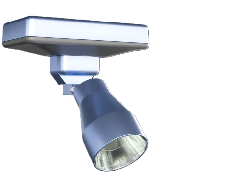 Dragonfly světlo pro lupové brýle šedé