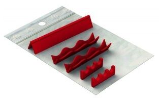 Silikonové vložky pro EASY TRAY 18x10cm, červené