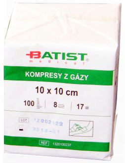 Gázové čtverečky 10x10cm