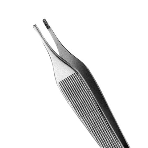 Tissue Pliers Adson Micro surgical fine angled 15c