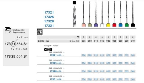 K-File ruční nástroje 28mm 035