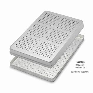 TRAY MALÝ PERFOROVANÝ AL STŘÍBRNÝ