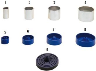 Nerezový cylindr 9X