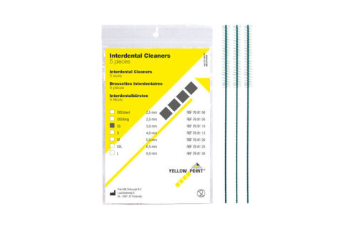 YELLOW POINT mezizubní kartáky S 4 mm 12x5ks