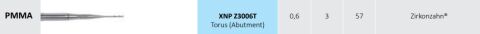 CAD-CAM Zirkonzahn fréza XNP Z3006T PMMA Bur