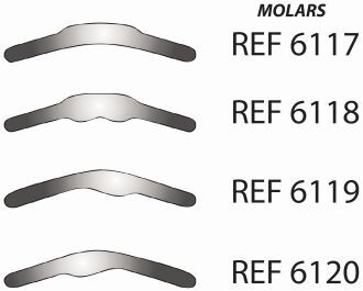 Matrice konturované Polydentia Molar 6117