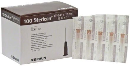 Braun Sterican - jehly 0,45 x 12mm Insulin 100ks
