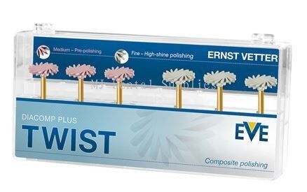 EVE Diapro Twist RA 342 Composite Polishing Diamond System For Dentistry (14mm)