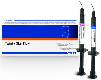 Twinky Star Flow - kompomer, 2g modrý