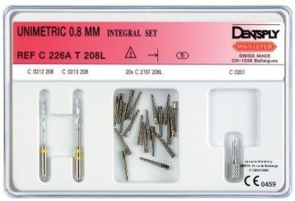 Unimetric Ti čepy single set 1,0mm 110L, 20ks