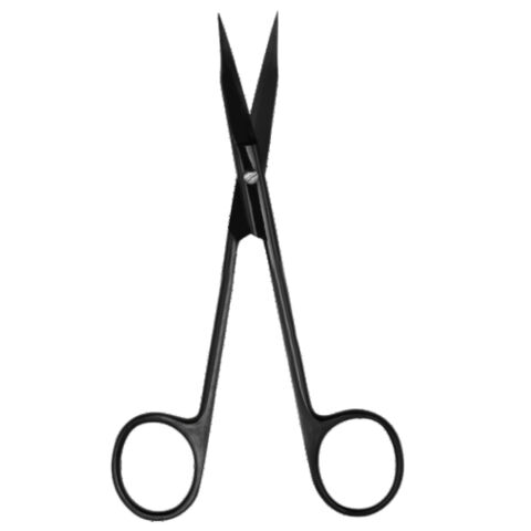 Nůžky Goldman Fox rovné 13 CM Black Super-cut TC