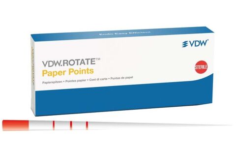 Papírové čepy VDW Rotate, 180ks 40/.04