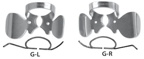 Fit kofferdam spona G-L/G-R s úchytem válečků