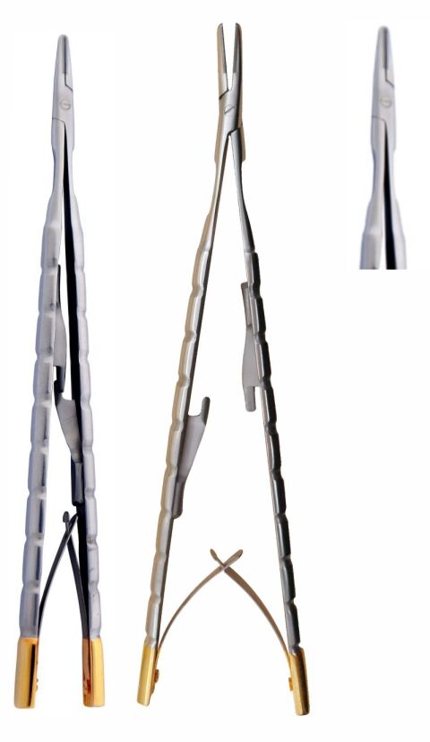 Jehelec micro Casterveijo-Barraquer TC 16cm rovný