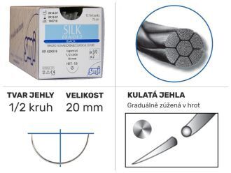 Silk UP4/0 HR20, 12ks