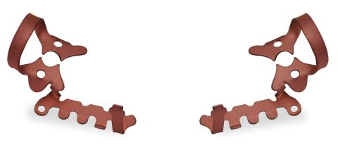 Hallerova spona - 2AUL / 2AUR, červená