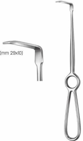 Hák Langenbeck malý 29x10mm