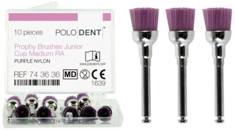 POLODENT Prophy Brushes Junior Cup střední fialové