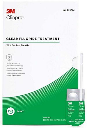 Clinpro Clear Fluoride Treatment máta, 100ks