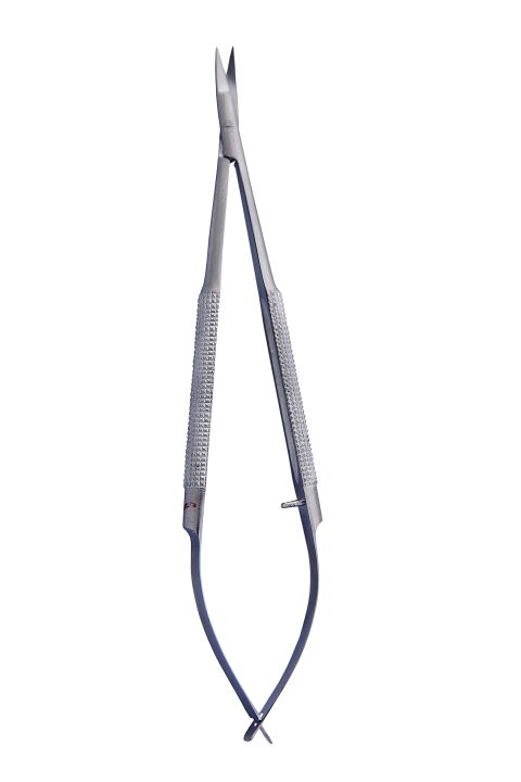 Nůžky mikrochirurgické TC 15cm zahnuté