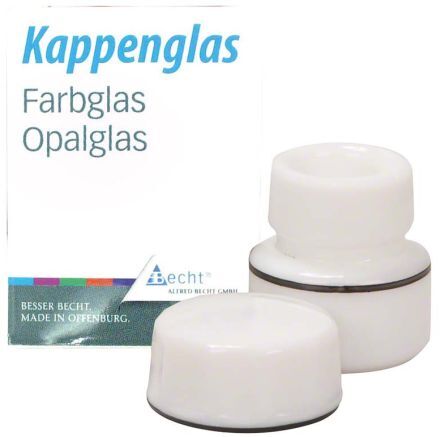 Lahvička na léky z opálového skla, černá