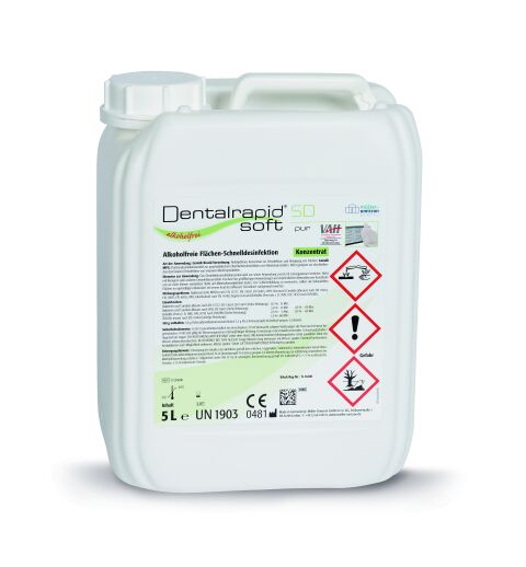 Dentalrapid soft SD pur - dezinfekce ploch, 5l