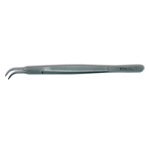 Tissue Pliers Gerald anatomical angled 18cm