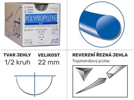Polypropylene UP3/0 HS22