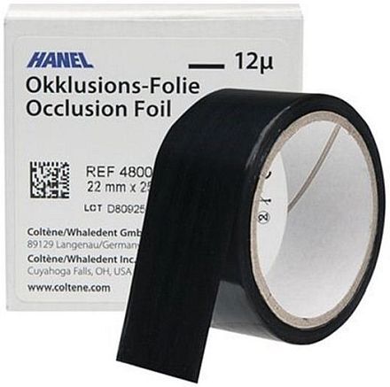 Hanel okluzní fólie 12um/22mm jednostranná černá