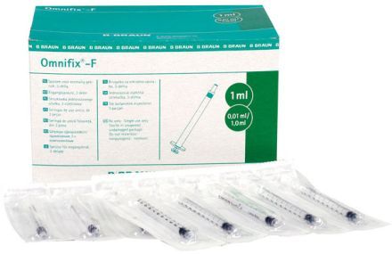 Omnifix-F - stříkačky 1ml, 100ks