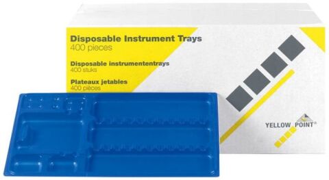 YELLOW POINT Tácky plastové 28 x 18 cm modré