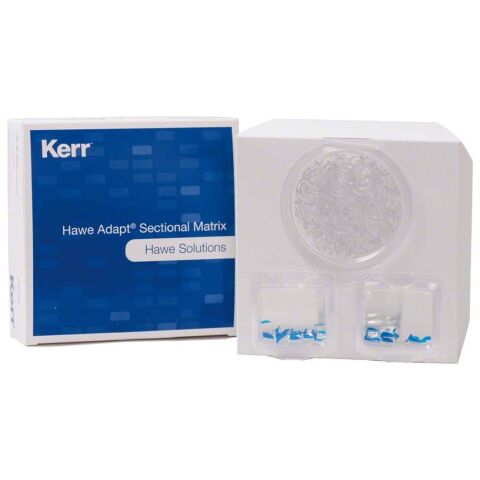 Hawe Adapt sekční matrice se svorkami 6,5mm modré