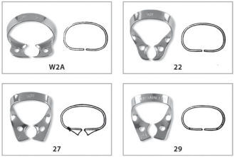 Fit Kofferdam spona Bicuspid bez křidélek č.W2A
